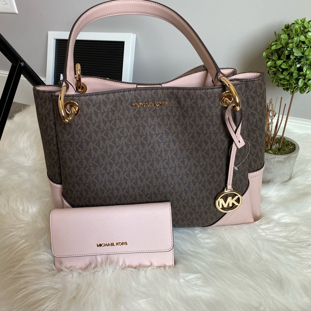 Mk Bag and Wallet Set